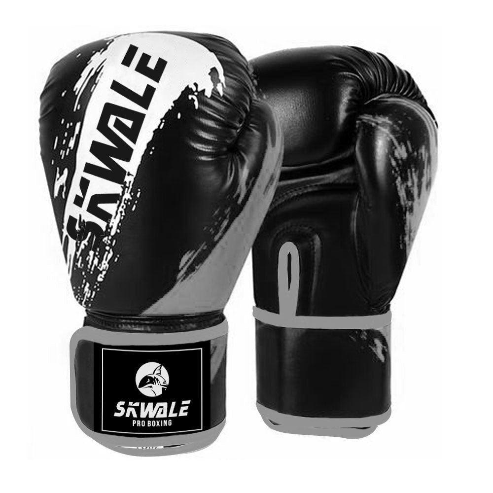Skwale StrikeMaster Pro - Gants de Boxe en Cuir Véritable