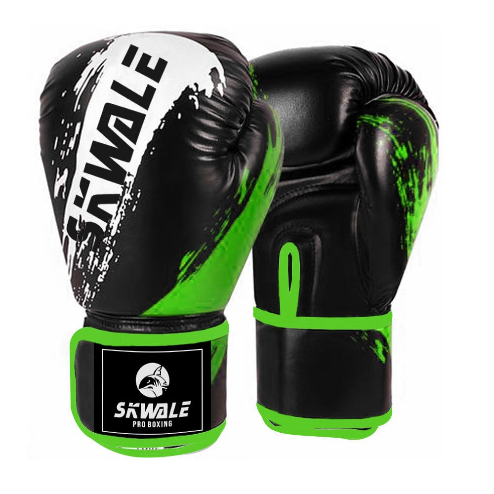 Skwale StrikeMaster Pro - Gants de Boxe en Cuir Véritable