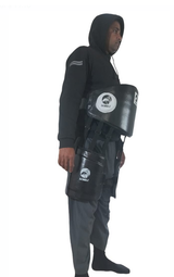 Plastron + Protège-cuisses T100 - Noir