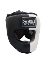 Casque de Boxe Decimus – Blanc/Noir