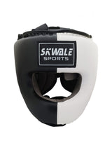 Casque de Boxe Decimus – Blanc/Noir