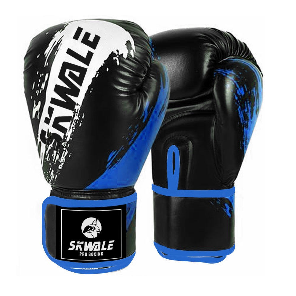 Skwale StrikeMaster Pro - Gants de Boxe en Cuir Véritable