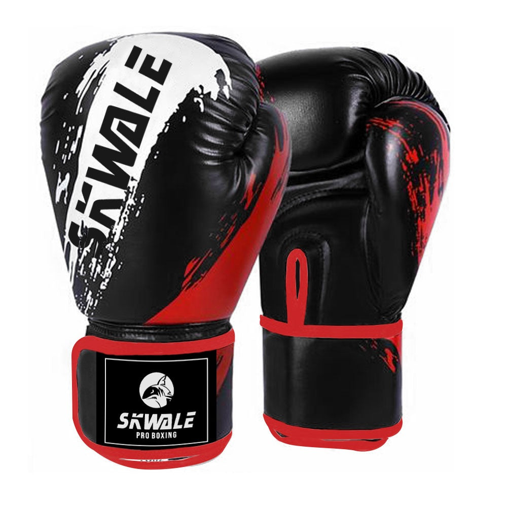 Skwale StrikeMaster Pro - Gants de Boxe en Cuir Véritable