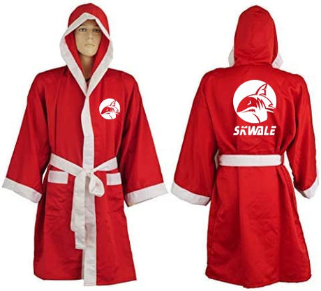 Peignoir de boxe satin à capuche Skwale